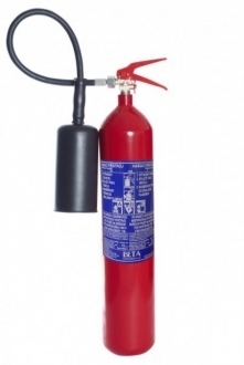 Extintor de fuego portatil  CO2 5 kg - alta clasificacion